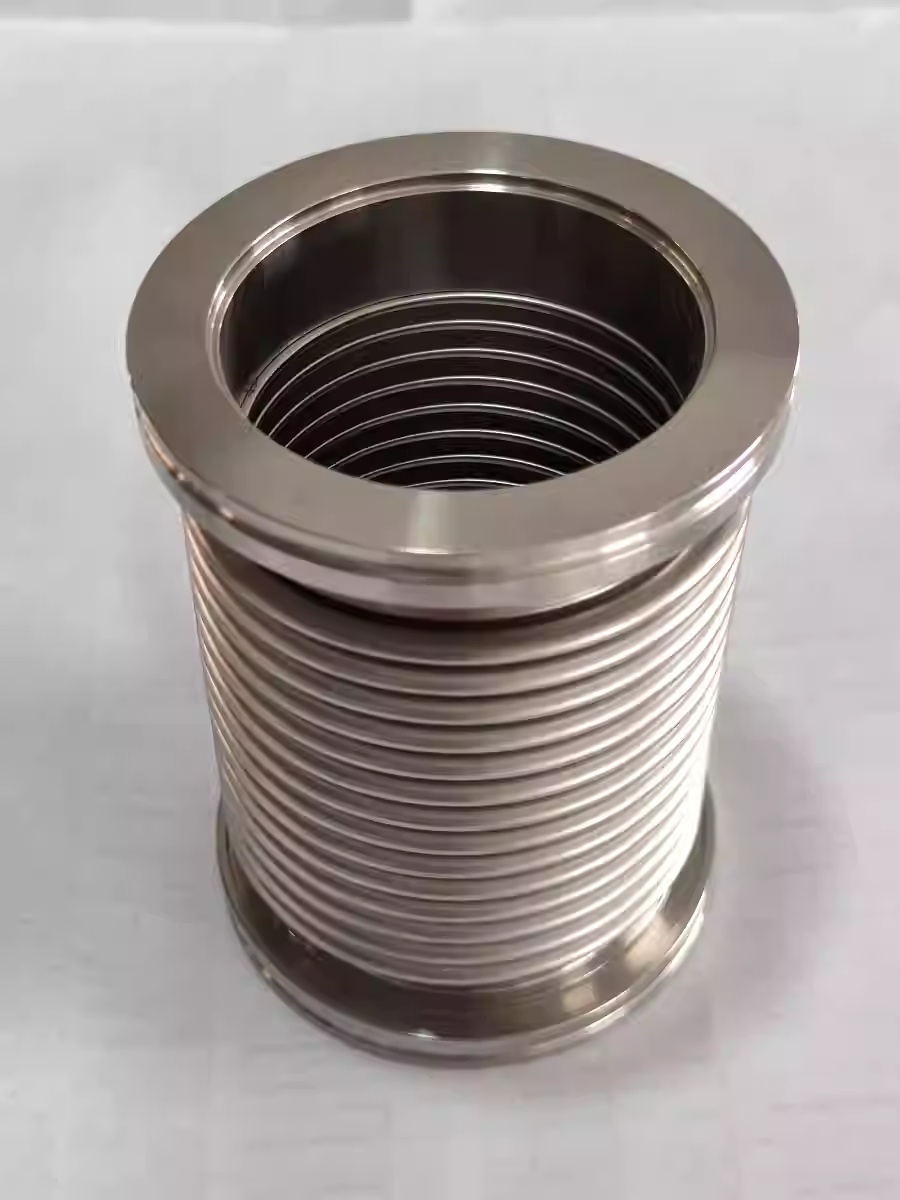 Vacuum bellows KF quick-connect coupling stainless steel 304 flexible stretchable elastic bend-resistant custom-made pipe
